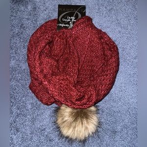 Rampage ladies sequin beanie and infinity scarf set